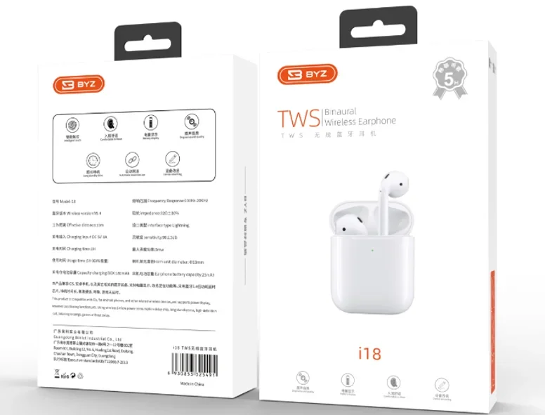 2nd Generation Apple Earphone BYZ i18