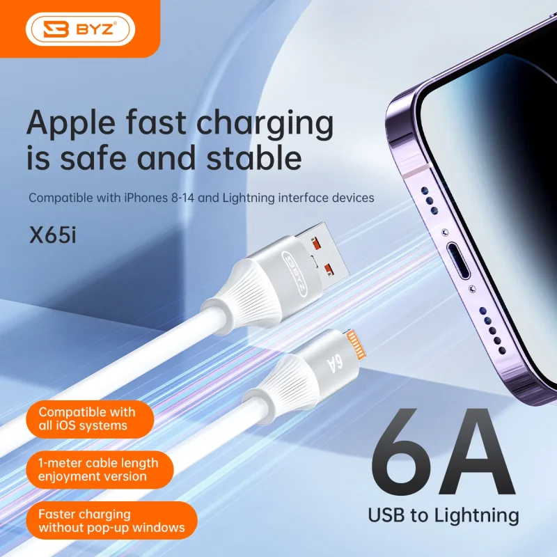 Aluminum Data Cable X65i (Type A to L)