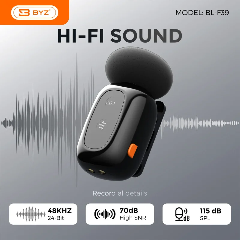 Wireless Collar Microphone with Screen BL-F39